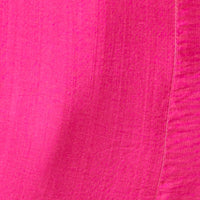 Pink Midi Dress Short Sleeve V Neck