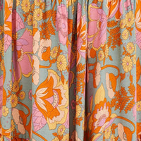 Print Dress Puff Sleeve Maxi