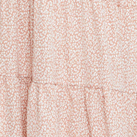 Print Midi Dress Sleeveless V Neck