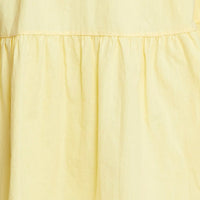 Yellow A Line Dress Midi
