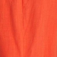 Orange Midi Dress Sleeveless