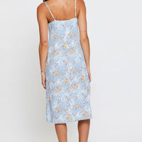 Print Midi Dress Sleeveless